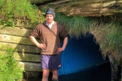 Large bore EUROFLO culvert pipe install on farm