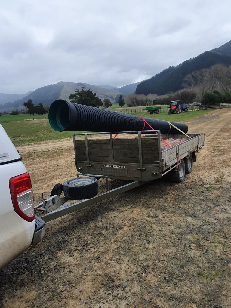 Joseph McLean, P&F Global’s Sales Manager, travelled to the region to deliver some EUROFLO® rural culvert pipes and see how he could help.