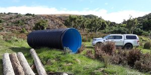 Large Diameter EUROFLO® culverts like this one being installed, might just be the under-the-radar asset your farm (and accountant) will thank you for.